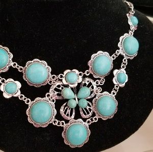 Turquoise necklaces with silver new